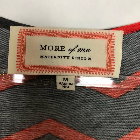 EUC MORE of Me Chevron striped maternity dress - Picture 4 of 9